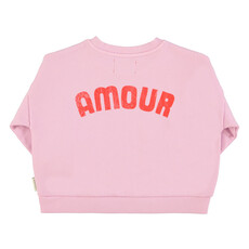 Piupiuchick sweatshirt | lilac w/ red heart print ss26