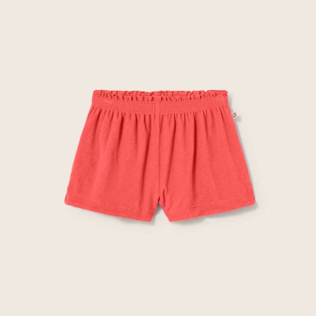 Cozmo Soft Terry Cloth Side-Slits Shorts Tomato-Soft Terry Cloth ss26
