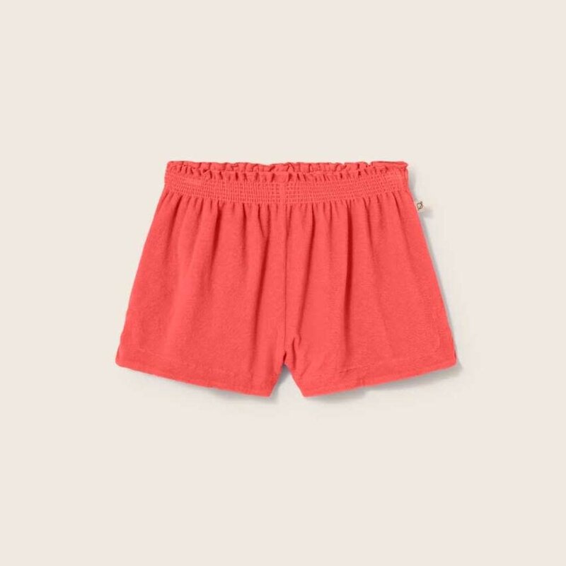 Cozmo Soft Terry Cloth Side-Slits Shorts Tomato-Soft Terry Cloth ss26