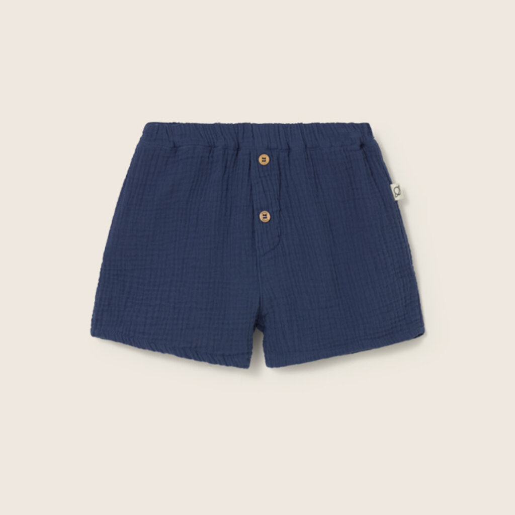 Cozmo Soft Gauze Cotton Baby Shorts Navy-Soft Gauze Cotton ss26