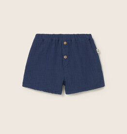 Cozmo Soft Gauze Cotton Baby Shorts Navy-Soft Gauze Cotton ss26