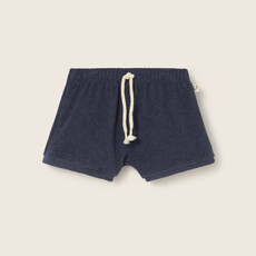 Cozmo Soft Terry Cloth Baby Shorts Blue Melange-Soft Terry Cloth ss26