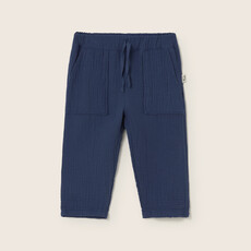 Cozmo Soft Gauze Cotton Baby Pants Navy-Soft Gauze Cotton ss26