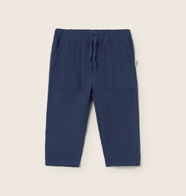 Cozmo Soft Gauze Cotton Baby Pants Navy-Soft Gauze Cotton ss26