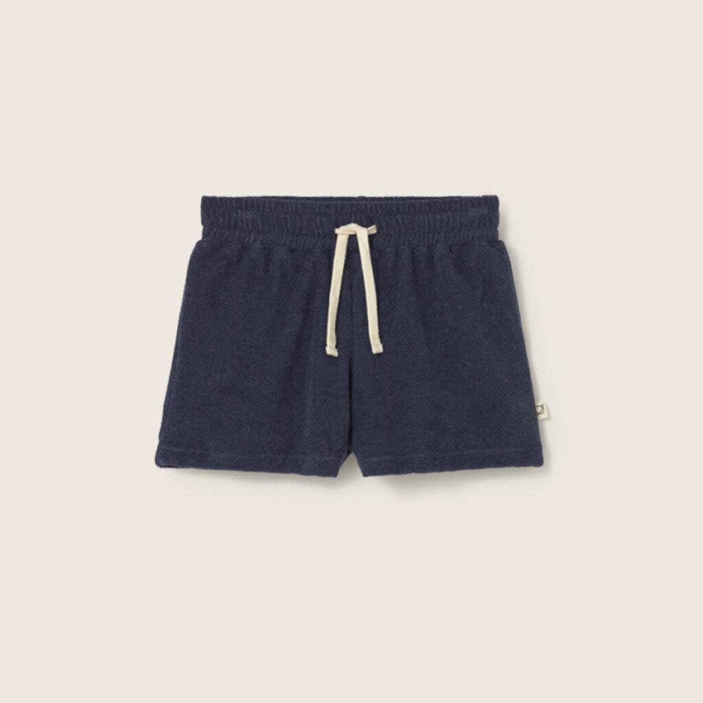 Cozmo Soft Terry Cloth Shorts Blue Melange-Soft Terry Cloth ss26