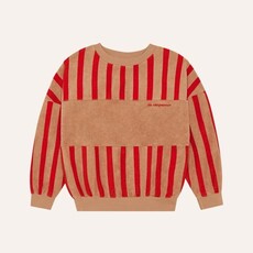 The Campamento Red Stripes Sweatshirt ss26