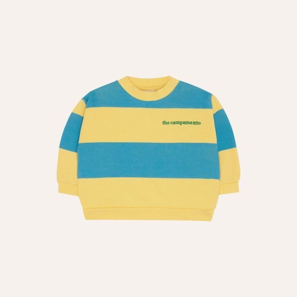 The Campamento Blue Stripes Baby Sweatshirt ss26
