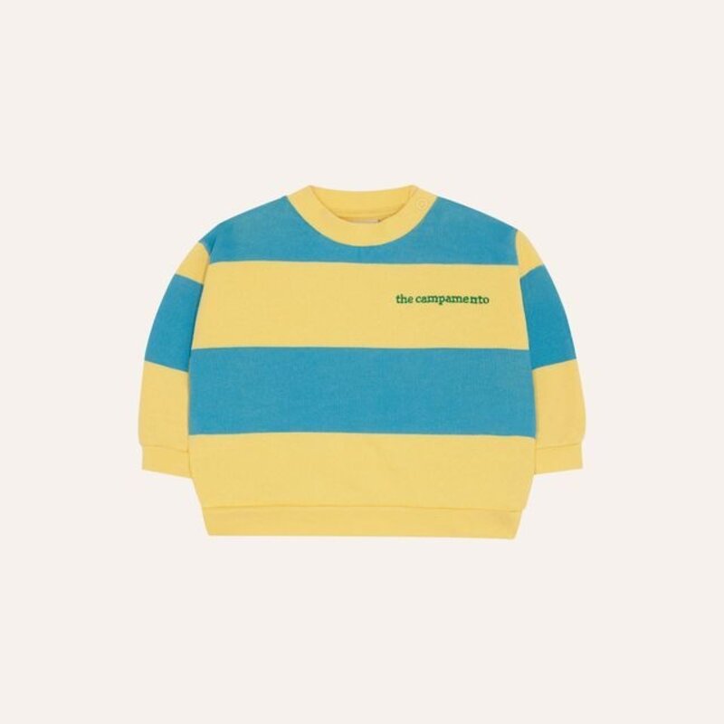 The Campamento Blue Stripes Baby Sweatshirt ss26