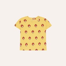 The Campamento Ladybug Allover Yellow Baby Tshirt ss26