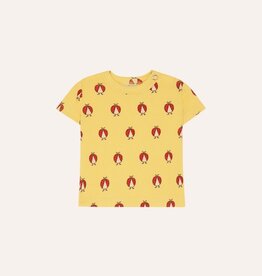 The Campamento Ladybug Allover Yellow Baby Tshirt ss26