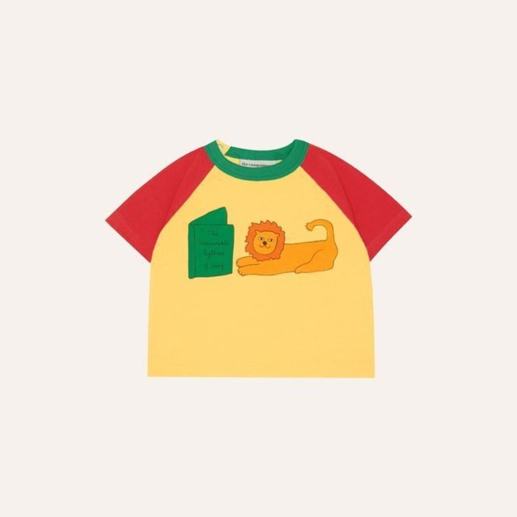The Campamento Reading Lion Baby Tshirt ss26
