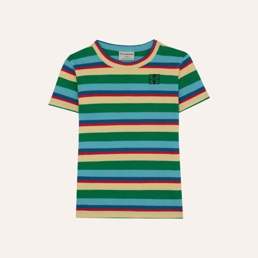 The Campamento Multicolor Striped Tshirt ss26