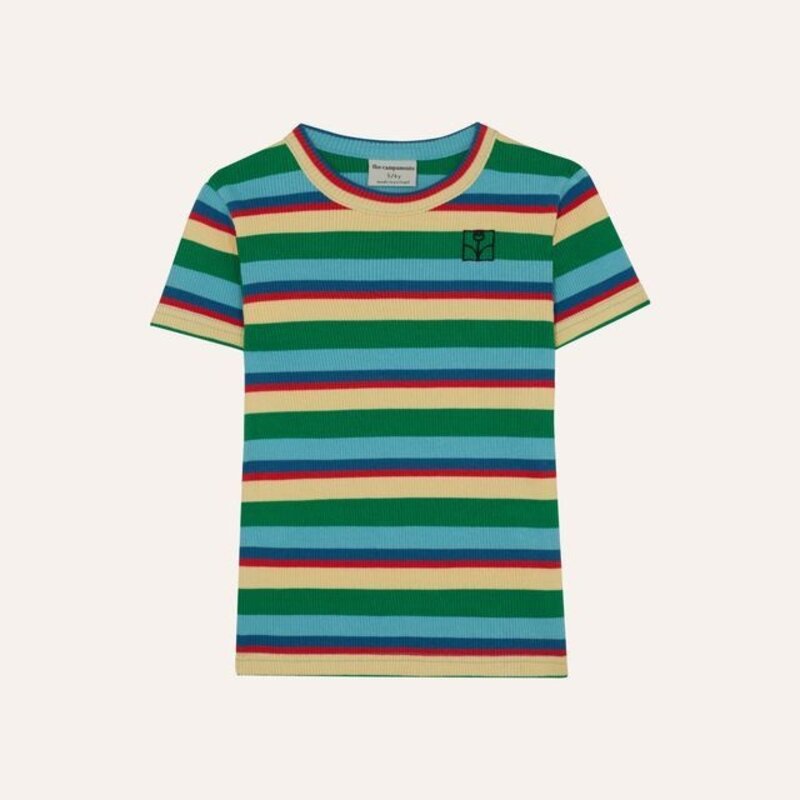 The Campamento Multicolor Striped Tshirt ss26