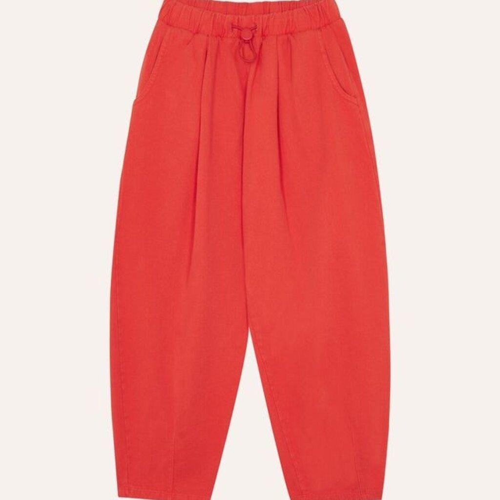 The Campamento Red Washed Trousers ss26