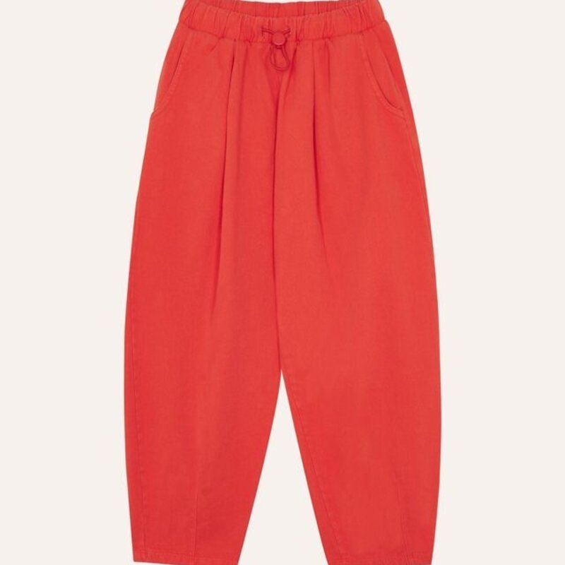 The Campamento Red Washed Trousers ss26