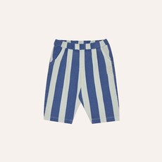 The Campamento Blue Stripes Washed Baby Trousers ss26