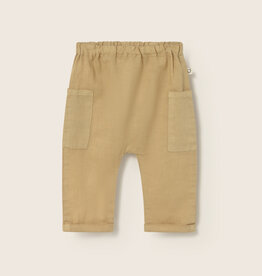 Cozmo Cotton Linen Baby Pants Sand-Cotton Linen ss26