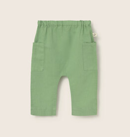 Cozmo Cotton Linen Baby Pants Green-Cotton Linen ss26