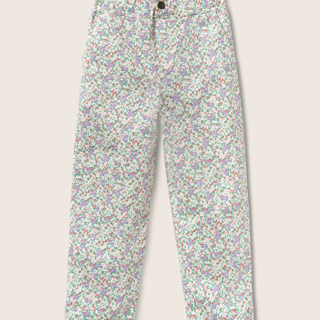 Cozmo Floral Twill Cotton Pants Multi-Floral Twill Cotton ss26