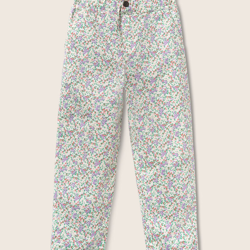 Cozmo Floral Twill Cotton Pants Multi-Floral Twill Cotton ss26