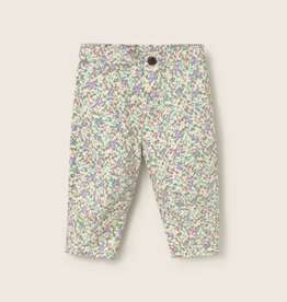 Cozmo Floral Twill Cotton Baby Pants Multi-Floral Twill Cotton ss26