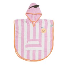The Cotton Cloud  Hooded Poncho Lola Lemon