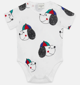 Weekend House Kids Happy dog Baby body White ss26