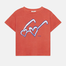 Weekend House Kids Heart glasses t-shirt Fresa ss26