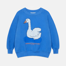 Weekend House Kids Swan sweatshirt Azulin ss26