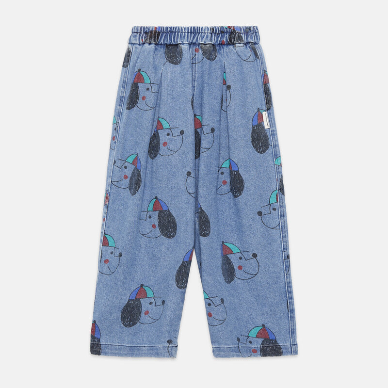 Weekend House Kids Happy dog baby denim pants Denim ss26