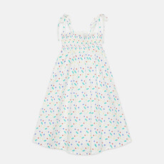 Weekend House Kids Arty shapes dress White ss26