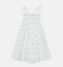 Weekend House Kids Arty shapes dress White ss26