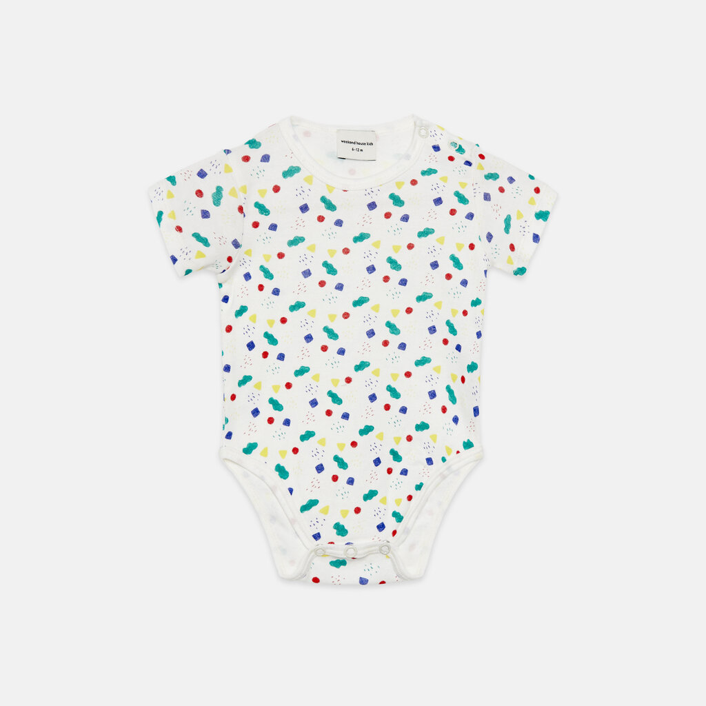 Weekend House Kids Arty shapes Baby body White ss26