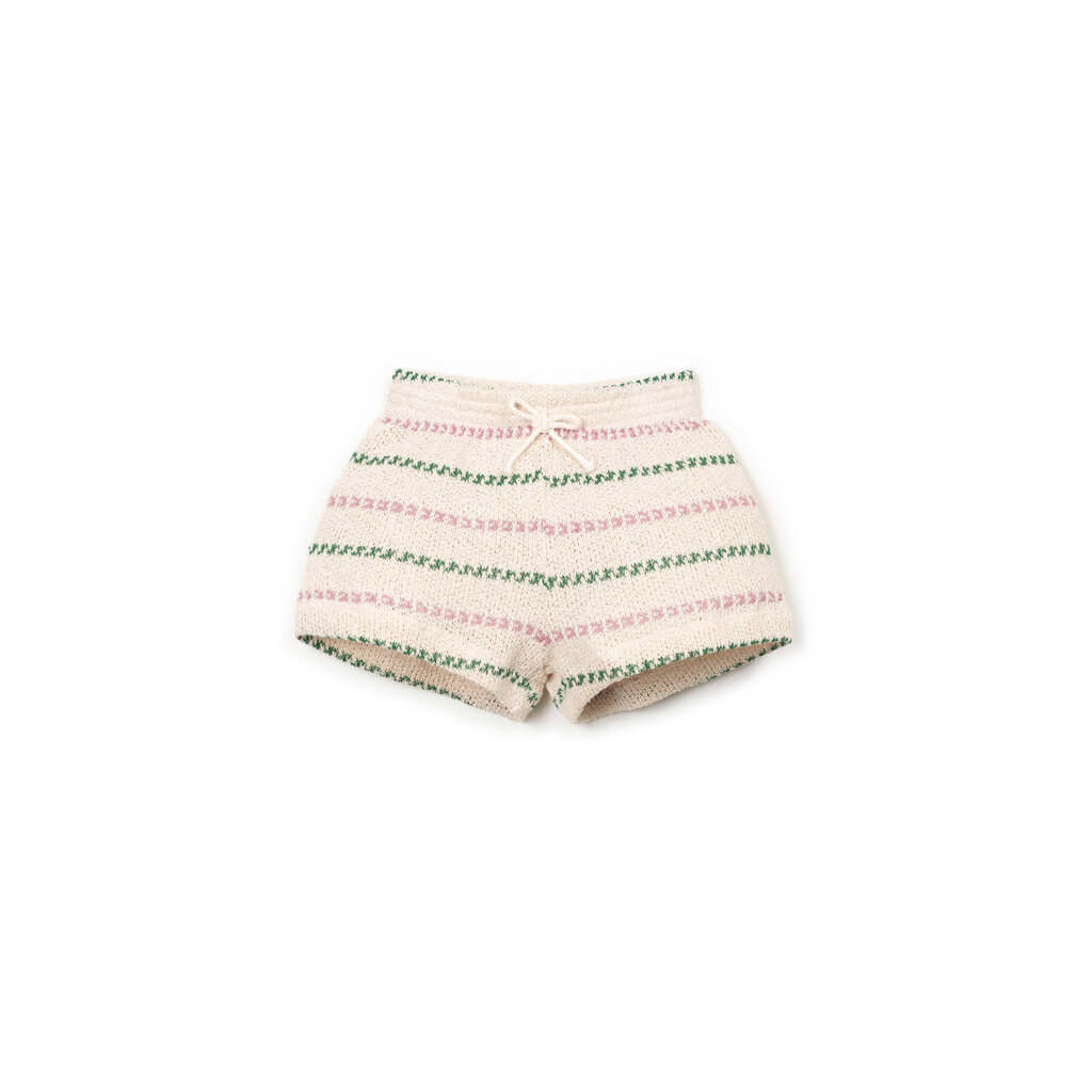 Play Up Short En Jersey Rayé R366P Sculpture ss26