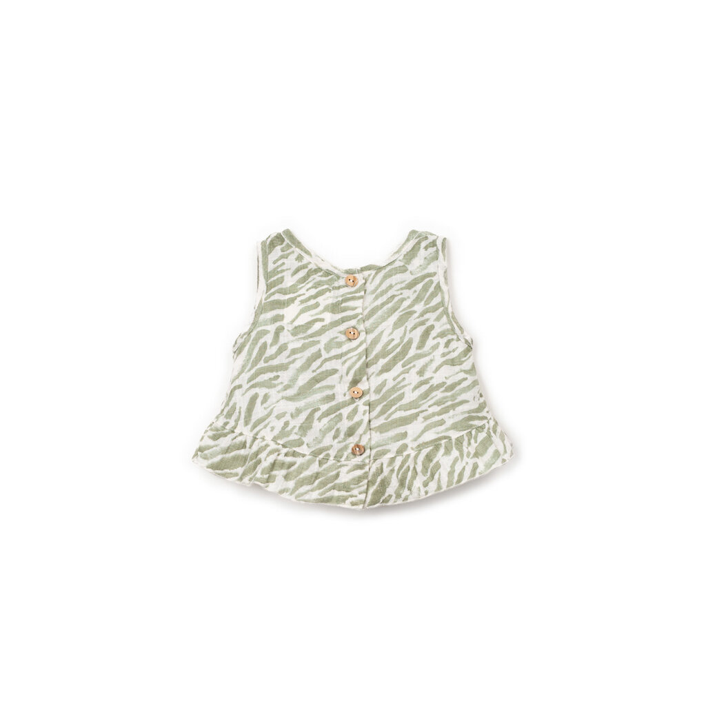 Play Up Haut En Tissu Imprimé E755N Bio Resin ss26