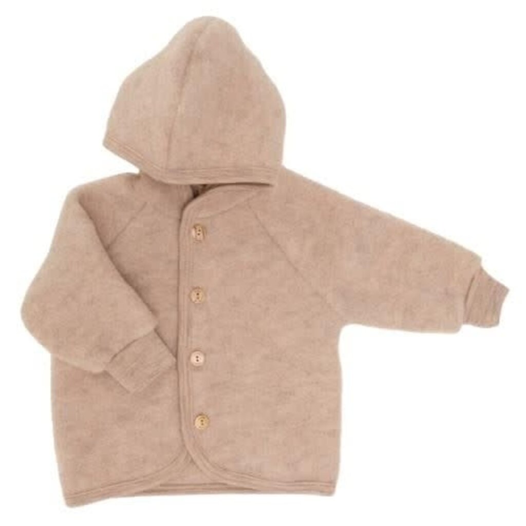Engel Jasje Met Kap Wolfleece Sand Melange