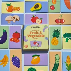 Kinderly Kinderly Magnetische Fruit & Vegetable Puzzel (40-delig)