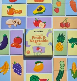 Kinderly Kinderly Magnetische Fruit & Vegetable Puzzel (40-delig)