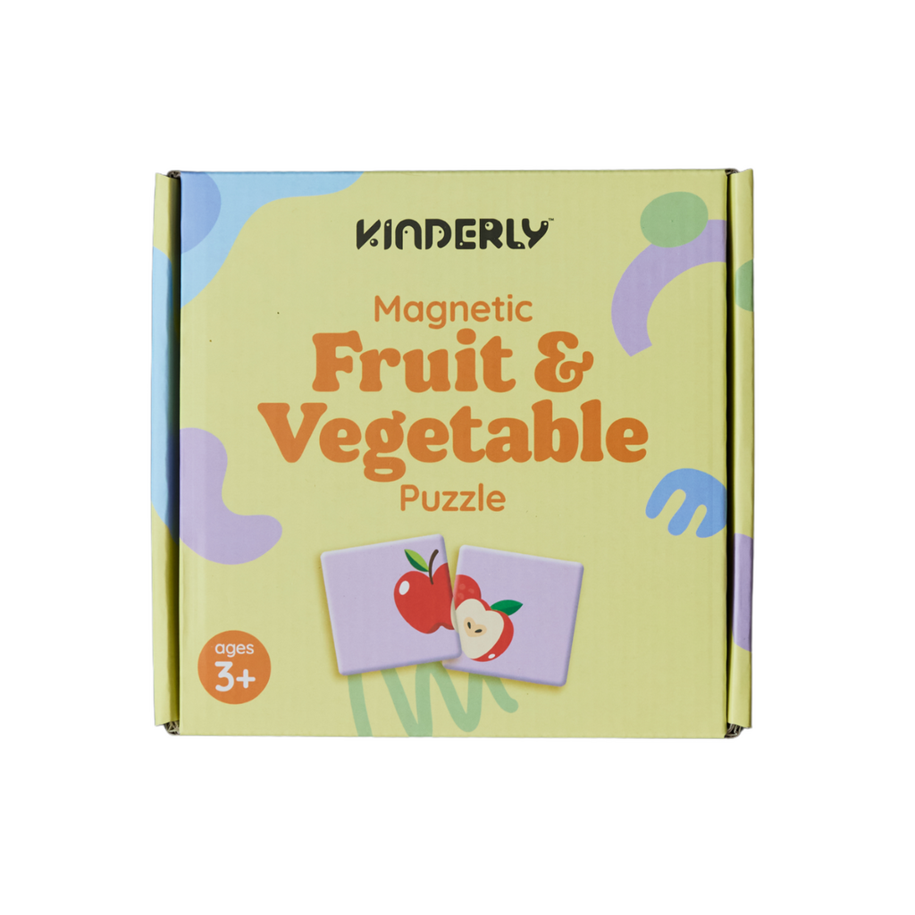 Kinderly Kinderly Magnetische Fruit & Vegetable Puzzel (40-delig)
