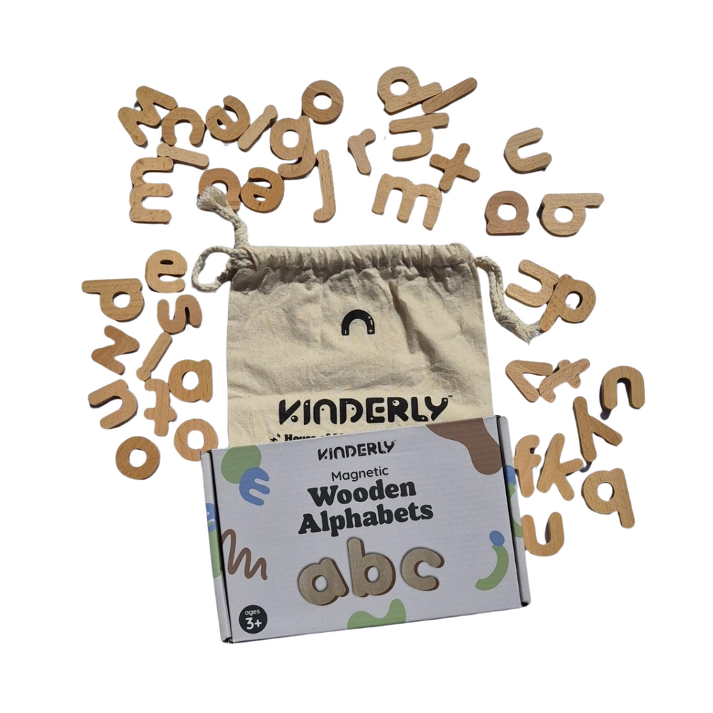 Kinderly Kinderly Magnetische Houten Alfabet (40-delig)