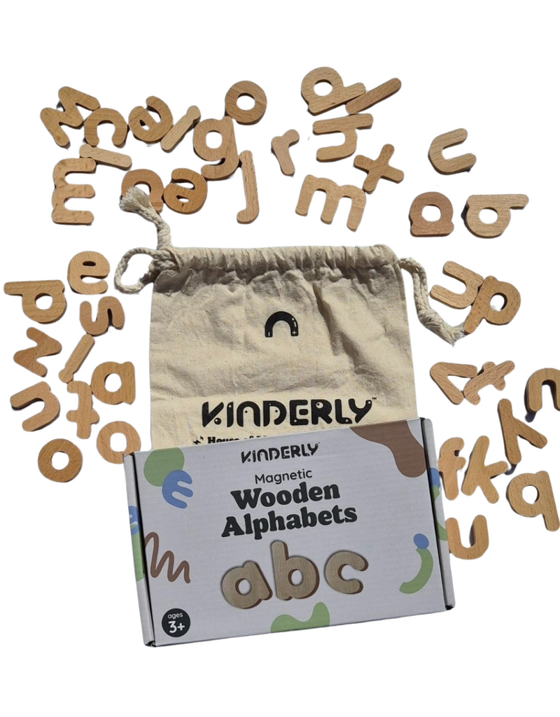 Kinderly Kinderly Magnetische Houten Alfabet (40-delig)