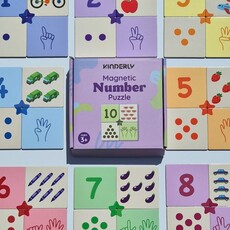 Kinderly Kinderly Magnetische Number Puzzel (40-delig)