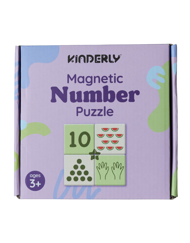 Kinderly Kinderly Magnetische Number Puzzel (40-delig)