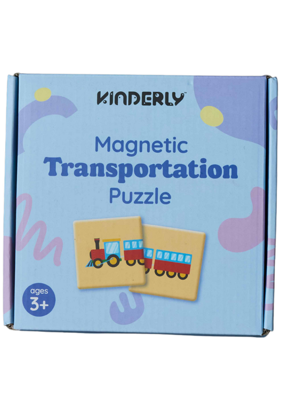 Kinderly Kinderly Magnetische Transportation Puzzel (40-delig)