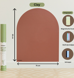 Kinderly Kinderly Verplaatsbare Magnetische Muursticker Clay