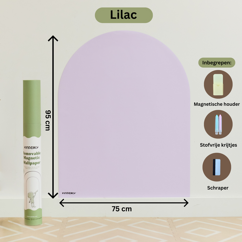 Kinderly Kinderly Verplaatsbare Magnetische Muursticker Lilac