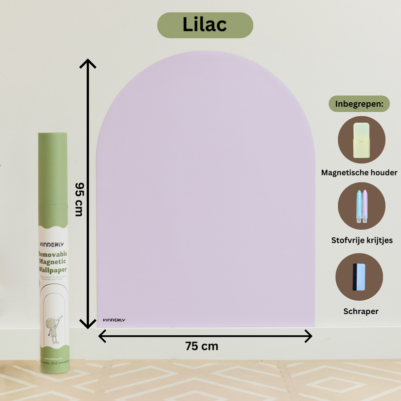 Kinderly Kinderly Verplaatsbare Magnetische Muursticker Lilac