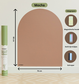 Kinderly Kinderly Verplaatsbare Magnetische Muursticker Mocha