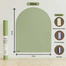 Kinderly Kinderly Verplaatsbare Magnetische Muursticker Olive