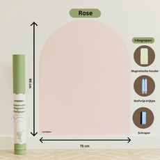 Kinderly Kinderly Verplaatsbare Magnetische Muursticker Rose